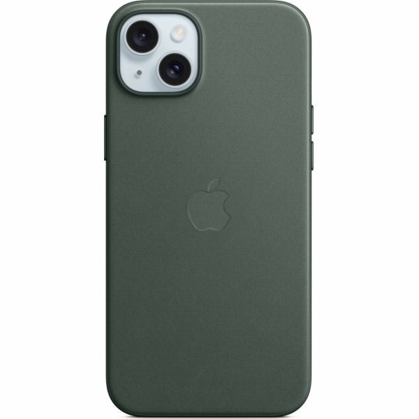 Apple z tkaniny FineWoven s MagSafe na iPhone 15 Plus, listově zelené MT4F3ZM/A iPhone 15+ FineWoven Case with MS - Evergreen