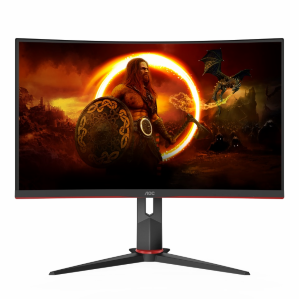 AOC CQ27G2S/BK computer monitor 68.6 cm (27 ) 2560 x 1440 pixels Quad HD Black Red