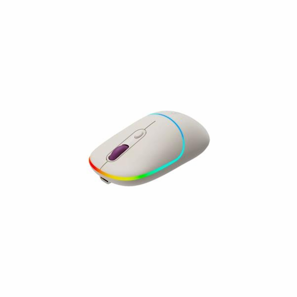 CANYON myš optická bezdrátová MW-22, RGB, 800/1200/1600 dpi, 4 tl, BT+2,4GHz, baterie 650mAh, rice