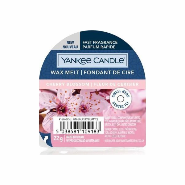 Vonný vosk Yankee Candle, Třešňový květ, 22 g