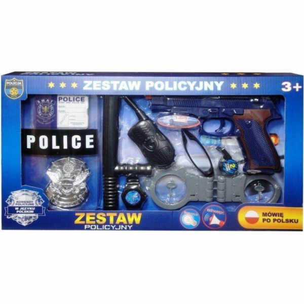 Policejní pistole s polským hlasovým modulem