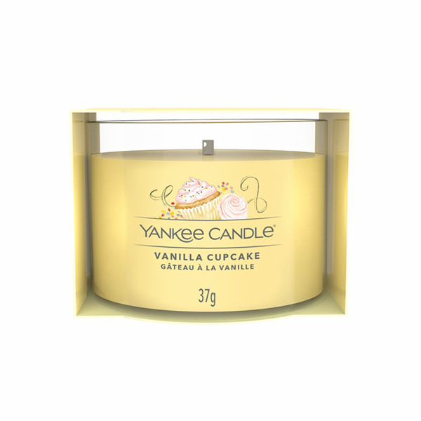 Votivní svíčka Yankee Candle, Vanilkový košíček, 37 g