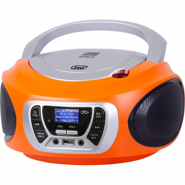 Trevi Boombox Trevi CMP51009 DAB CD USB rádio MP3 oranžové