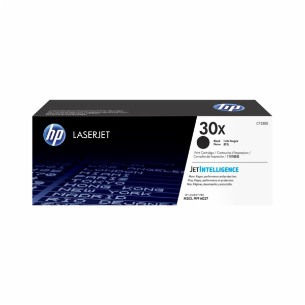 Tonerová kazeta HP CF230X č. 30X (černá)