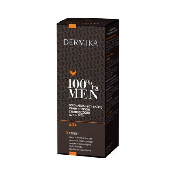 Dermika 100% for Men Cream 40+ vyhlazující denní a noční 50ml