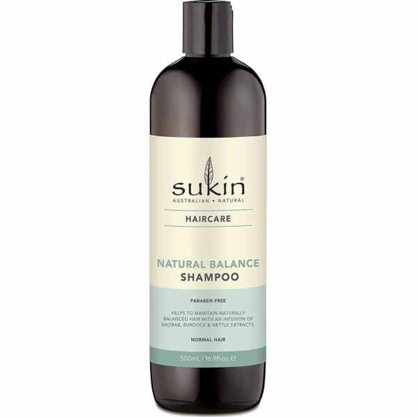Sukin NATURAL BALANCE Normalizační šampon, 500 ml