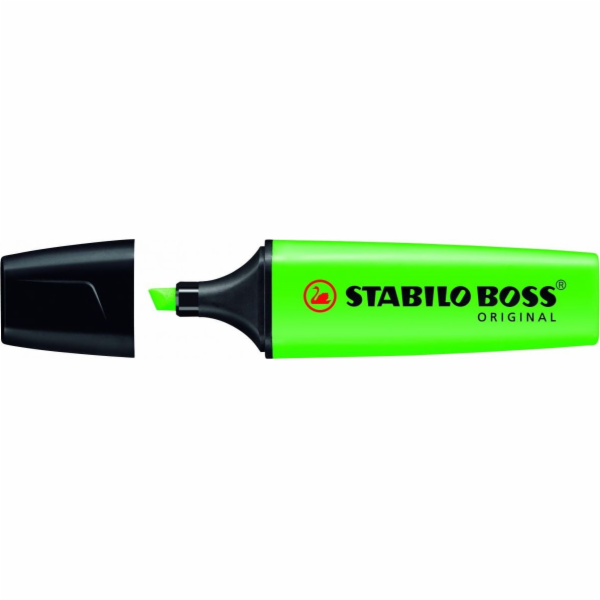 Stabilo Highlighter, textmarker Boss 70 zelený (54K001D)