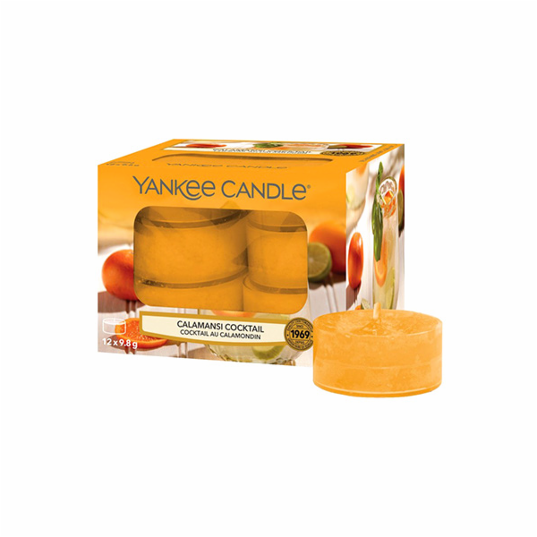 Svíčky čajové Yankee Candle, Calamansi koktejl, 12 ks