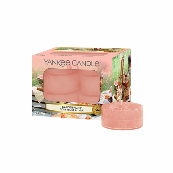 Svíčky čajové Yankee Candle, Piknik na zahradě, 12 ks