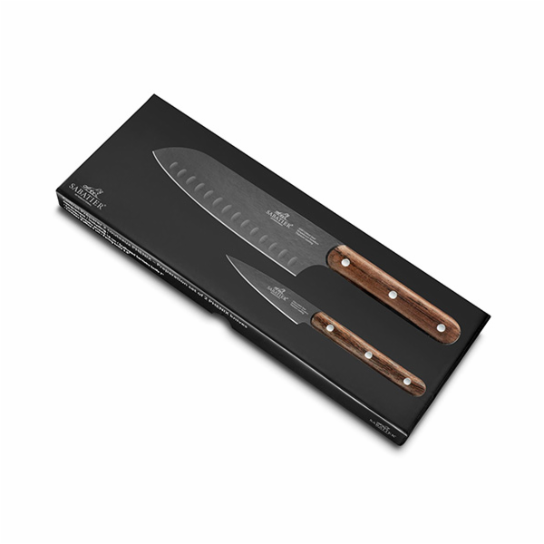 Sada nožů Lion Sabatier International, 906082 Exotique, sada 2 nožů Phenix Inox, rukojeť dřevo wenge