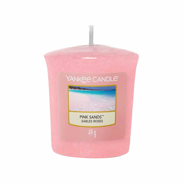 Svíčka Yankee Candle, Růžové písky, 49 g