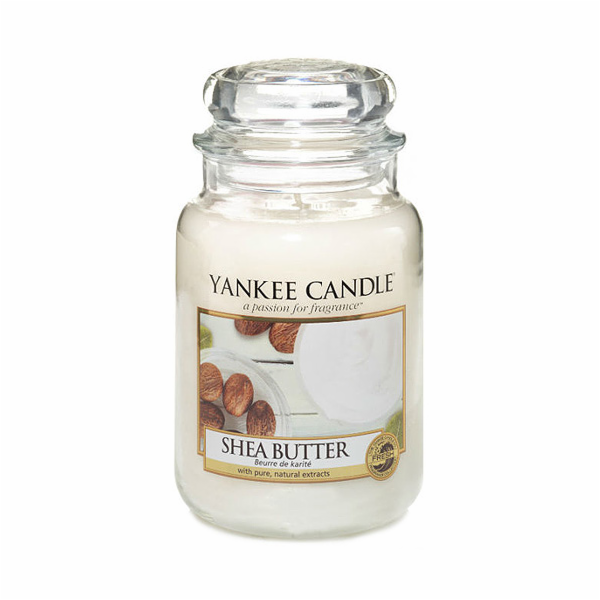 Svíčka ve skleněné dóze Yankee Candle, Bambucké máslo, 623 g