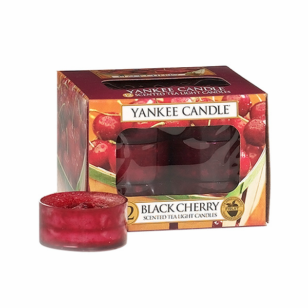 Svíčky čajové Yankee Candle, Zralé třešně, 12 ks