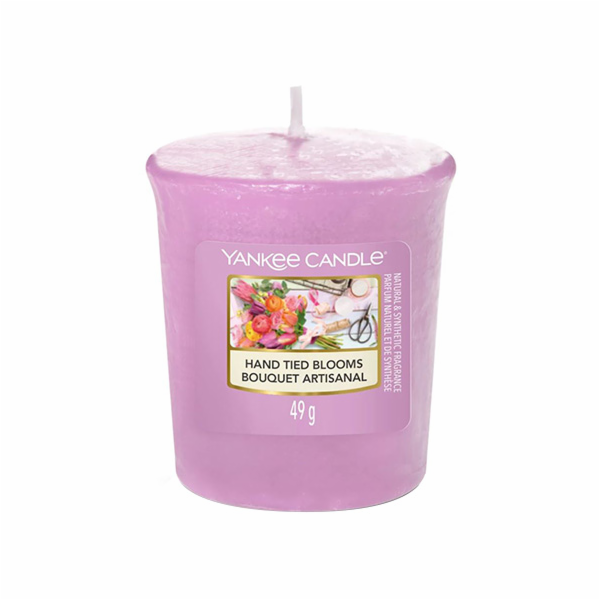 Svíčka Yankee Candle, Ručně vázané květiny, 49 g