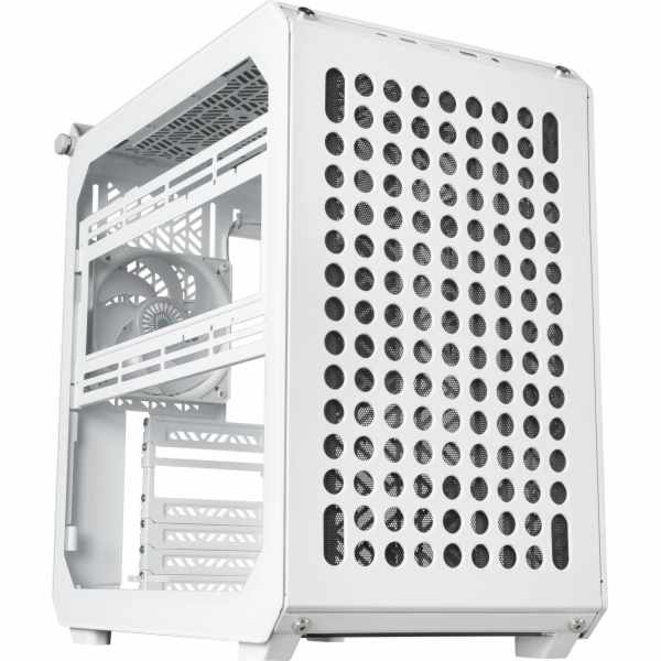 Cooler Master case Qube 500 Flatpack, Mid Tower, 2x USB 3.2, 1x USB-C, bílá