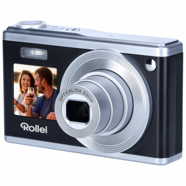 Rollei Compactline 10x/ 20 MPix/ 10x zoom/ 2,8 LCD/ 1080p video/ Černý