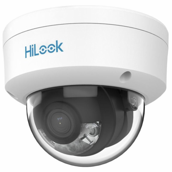 HiLook IP kamera IPC-D149H(D)/ Dome/ rozlišení 4Mpix/ objektiv 2.8mm/ ColorVu/ krytí IP67/ IK08/ LED30m