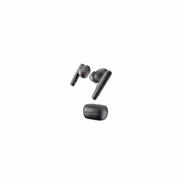 Poly bluetooth headset Voyager Free 60+, BT700 USB-A adaptér, dotykové nabíjecí pouzdro, černá