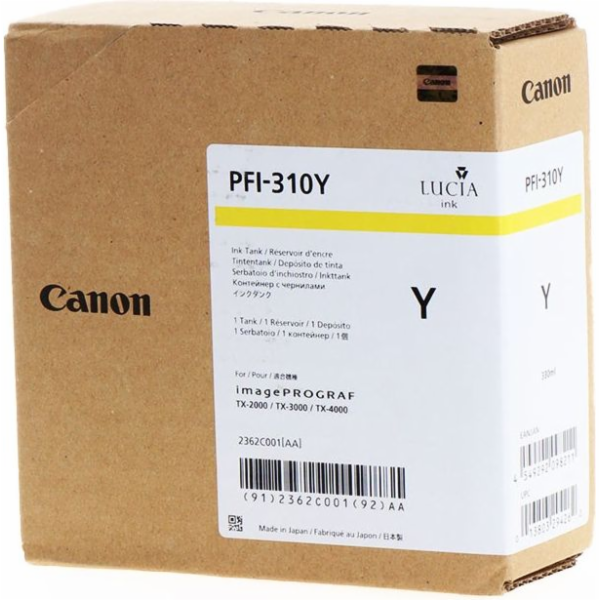 CANON INK PFI-310 Y, TX-4100