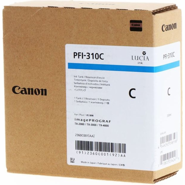 CANON INK PFI-310 C, TX-4100