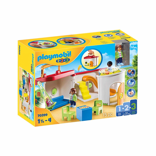 Školka přenosný kufřík Playmobil, Mateřská školka, 15 dílků