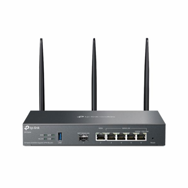 Router TP-Link ER706W VPN WiFi 6, 1x GWAN + 4x GWAN/LAN + 1x GWAN/LAN SFP, USB, Omáda SDN