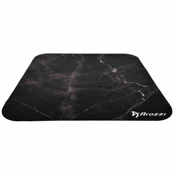 AROZZI Zona Quattro Black Marble/ ochranná podložka na podlahu/ 116 x 116 cm/ design černý mramor