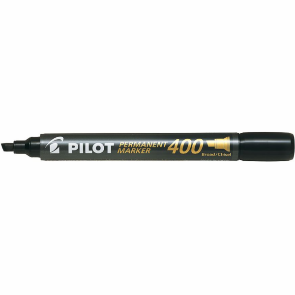 PILOT Permanentní popisovač "Permanent Marker 400", černá, 1,5-4 mm, klínový hrot