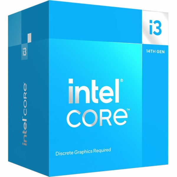 CPU INTEL Core i3-14100F, až 4.7GHz, 12MB L3, LGA1700, BOX