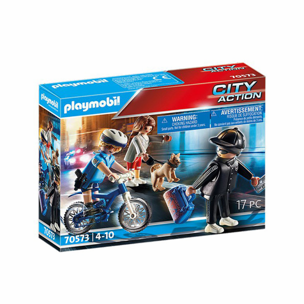 Playmobil 70573 Policejní kolo, Policie, 17 dílků