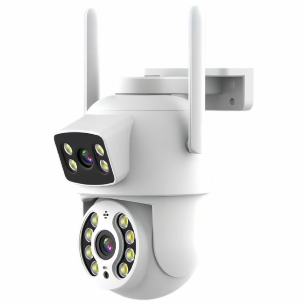 IMMAX NEO LITE SMART Security venkovní kamera DOUBLE , 355° 90° P/T, Wi-Fi, 2x 2MP, ONVIF, TUYA