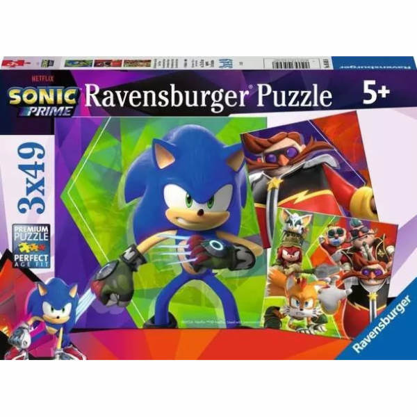 Dětské puzzle The Adventures of Sonic