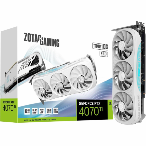 Grafická karta Zotac Grafická karta ZOTAC GAMING GeForce RTX 4070 Ti Trinity OC Wh