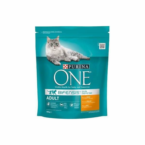 Purina One Cat Adult Krmivo s kuřecím masem pro kočky 800g