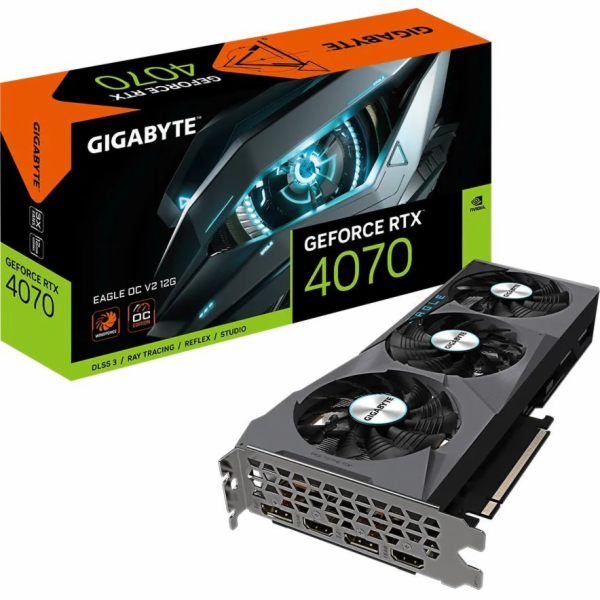 Grafická karta GeForce RTX 4070 EAGLE OC V2 12GB GDDR6X 192bit 3DP