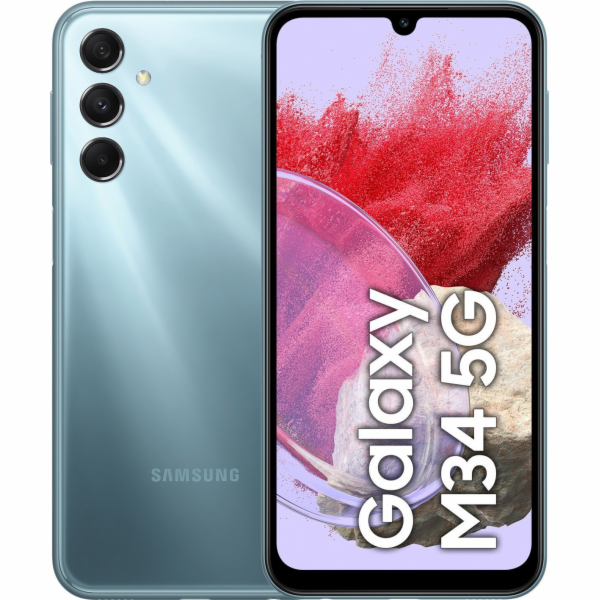 Smartphone Samsung Galaxy M34 5G 6/128GB modrý (SM-M346BZBFXEO)