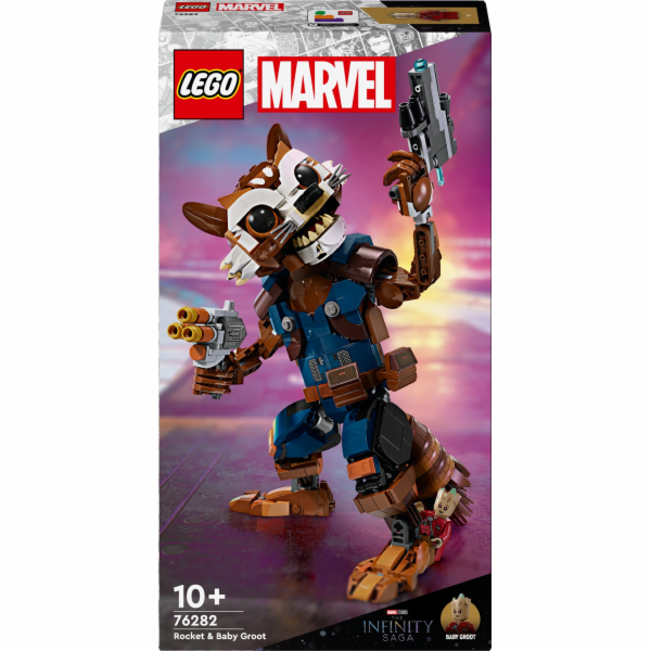 LEGO 76282 Marvel Super Heroes Rocket & Baby Groot, stavebnice