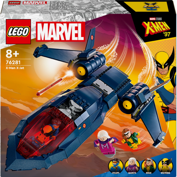LEGO 76281 Marvel Super Heroes X-Men s X-Jet, stavebnice