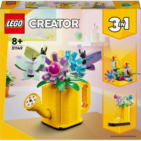 Stavebnice LEGO 31149 Creator 3 v 1 konev s květinami