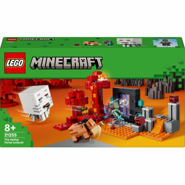 LEGO 21255 Minecraft Nether Portal Ambush, stavebnice