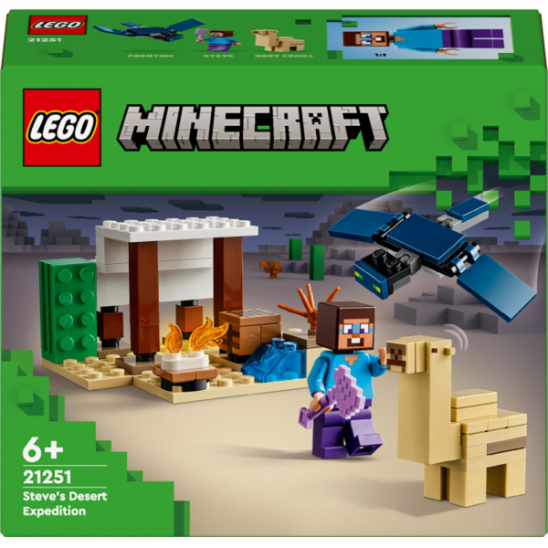 LEGO 21251 Minecraft Steve s Desert Expedition, stavebnice