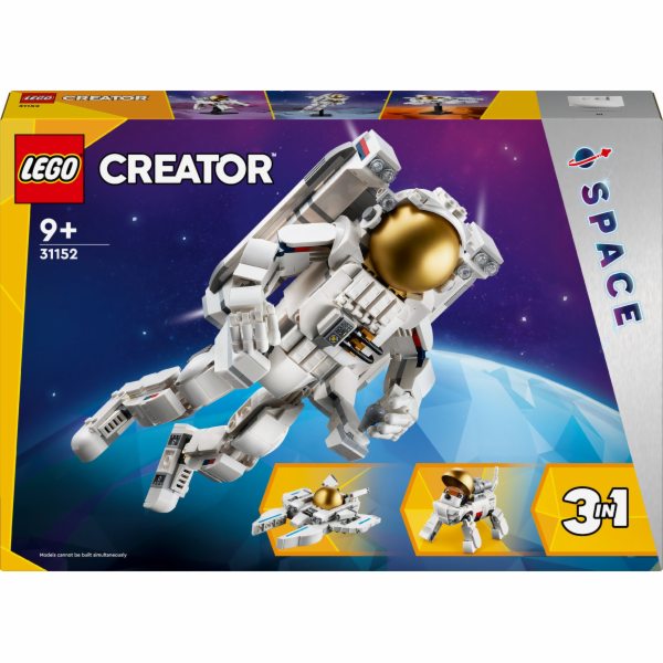 Stavebnice 3 v 1 Astronaut ve vesmíru od LEGO 31152 Creator