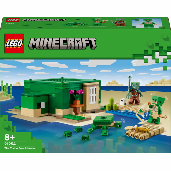 LEGO 21254 Minecraft The Turtle Beach House, stavebnice
