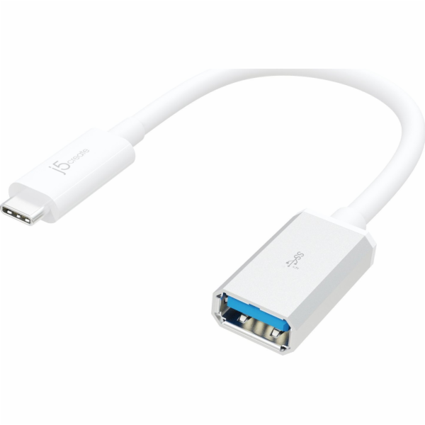 USB adaptér j5create j5create JUCX05 USB kabel 0,1 m USB 3.2 Gen 2 (3.1 Gen 2) USB C USB A stříbrná, bílá
