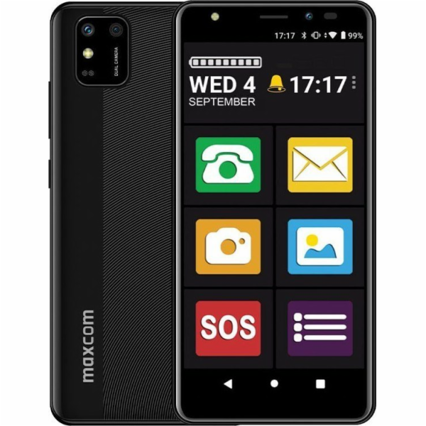 Smartphone MS 554 4G s přívětivou obrazovkovou aplikací