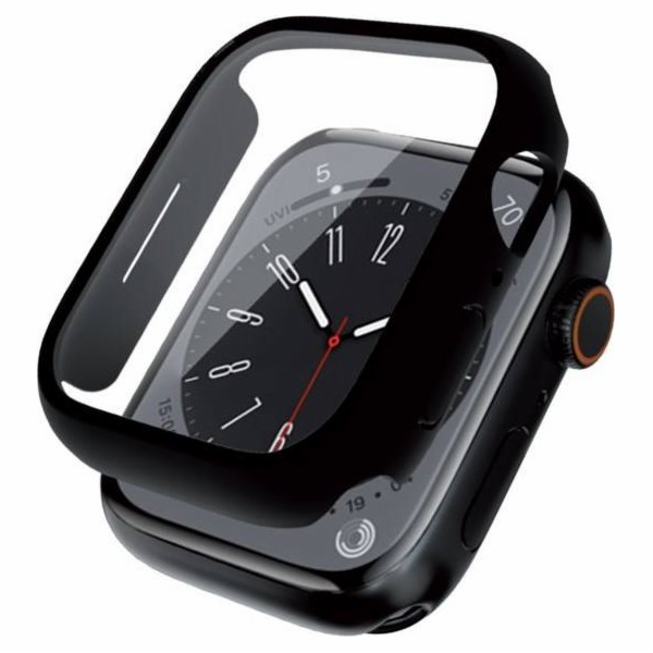 Hybridní pouzdro na hodinky Apple Watch 45 mm černé se sklem