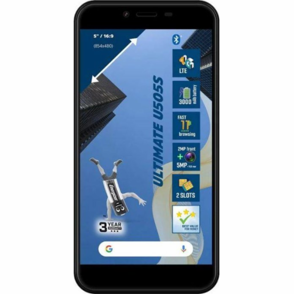 Špičkový smartphone U505S 1GB RAM 16GB Dual Sim