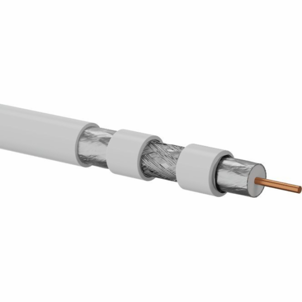 RG6 koaxiální kabel 75 Ohm, 1,13/4,8/6,80 PVC Eca 500m