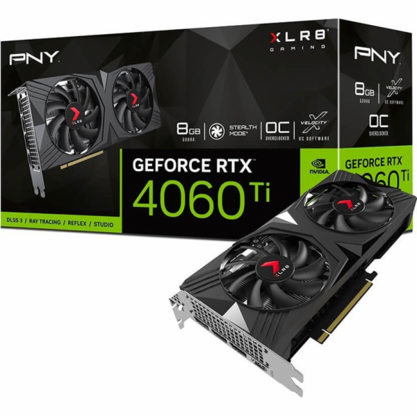 Grafická karta GeForce RTX 4060 Ti 8GB VERTO OC DUAL FAN DLSS 3