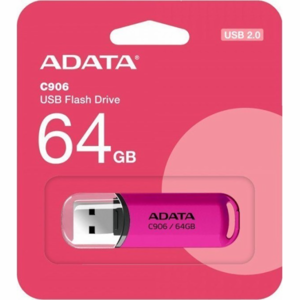 Pendrive C906 64GB USB2.0 růžový
